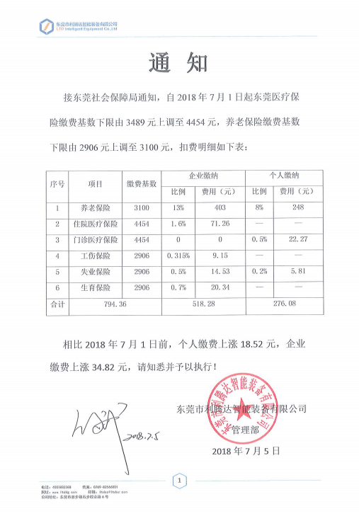 8月份東莞社?；鶖?shù)上調(diào)